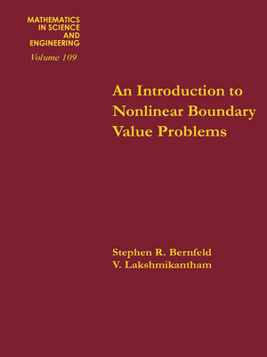 cover image of An Introduction to Nonlinear Boundary Value Problems